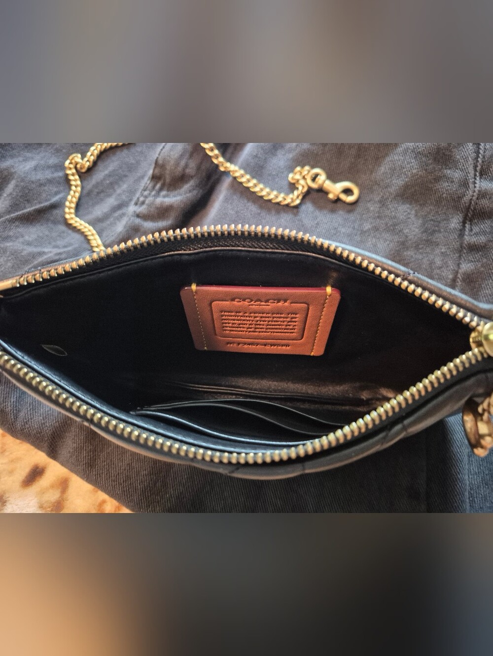 COACH Quilted Wristlet - Picture 3 of 7